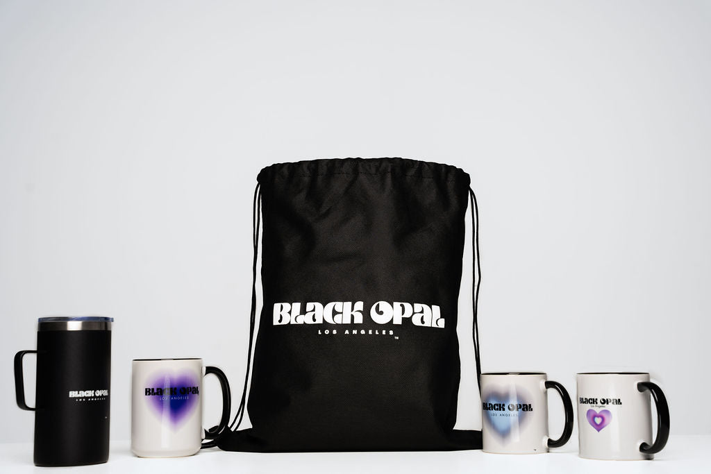 Black Opal Designs-LA  Love Mug ("Purple Collection")