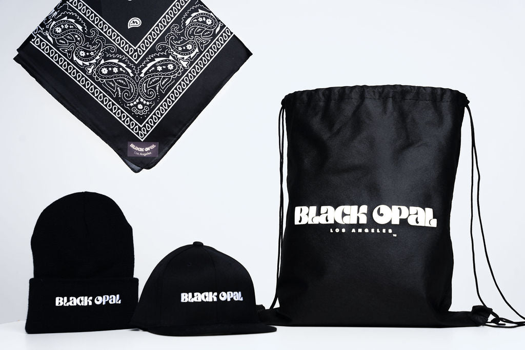 Black Opal Designs-LA Black Bandana (Buy 1 Get 1 Free)