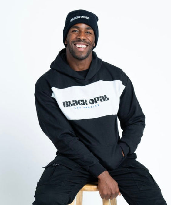 Introducing …The BOD-LA   "White Out" Embroidered Hoodie - Unisex